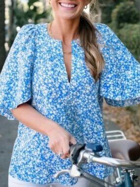 Tuckernuck x Cameron Eubanks Finley Top in Blooms on Broad S